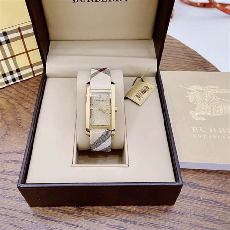 Ladies Burberry The Pioneer Haymarket Check Watch BU9407